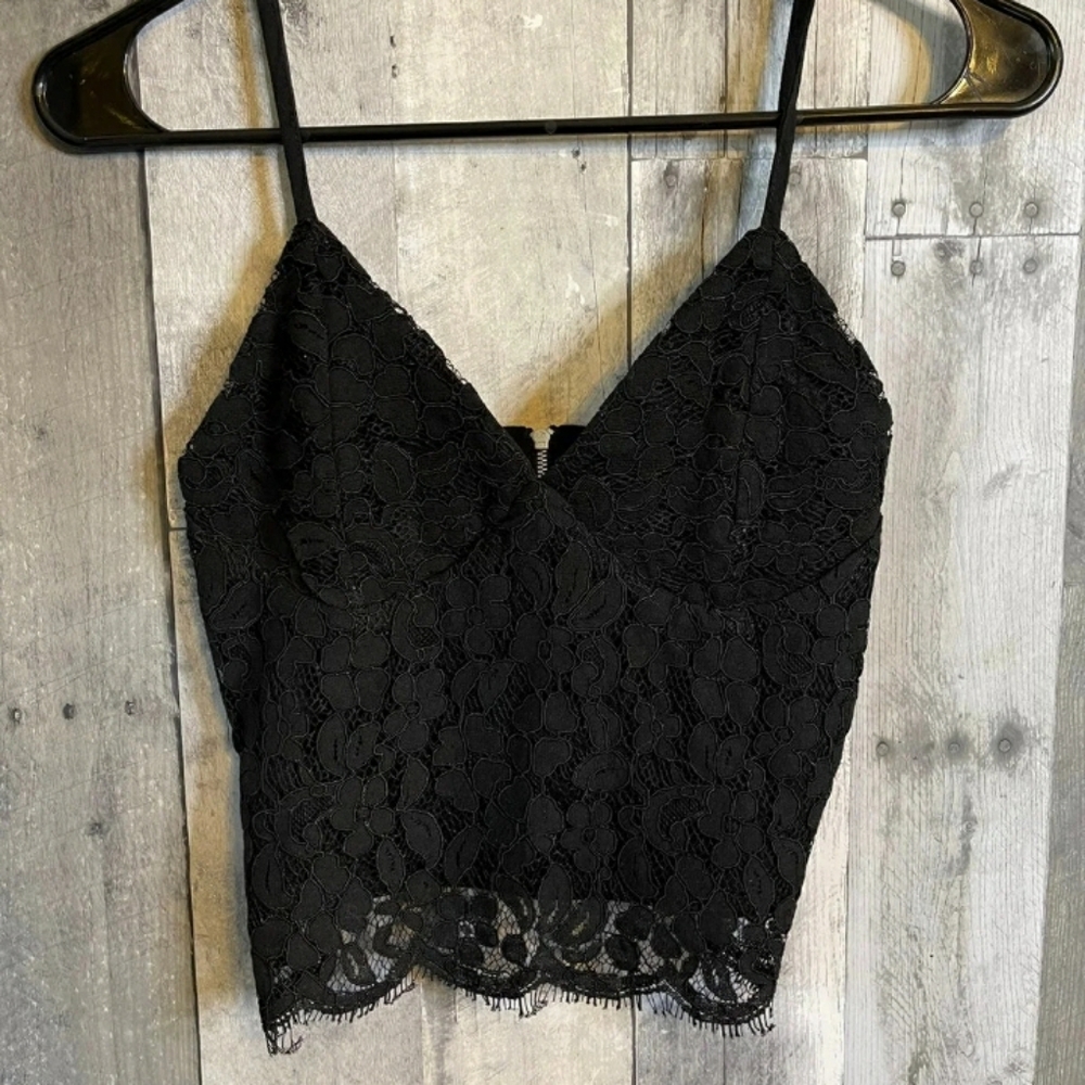 2 black corset tops